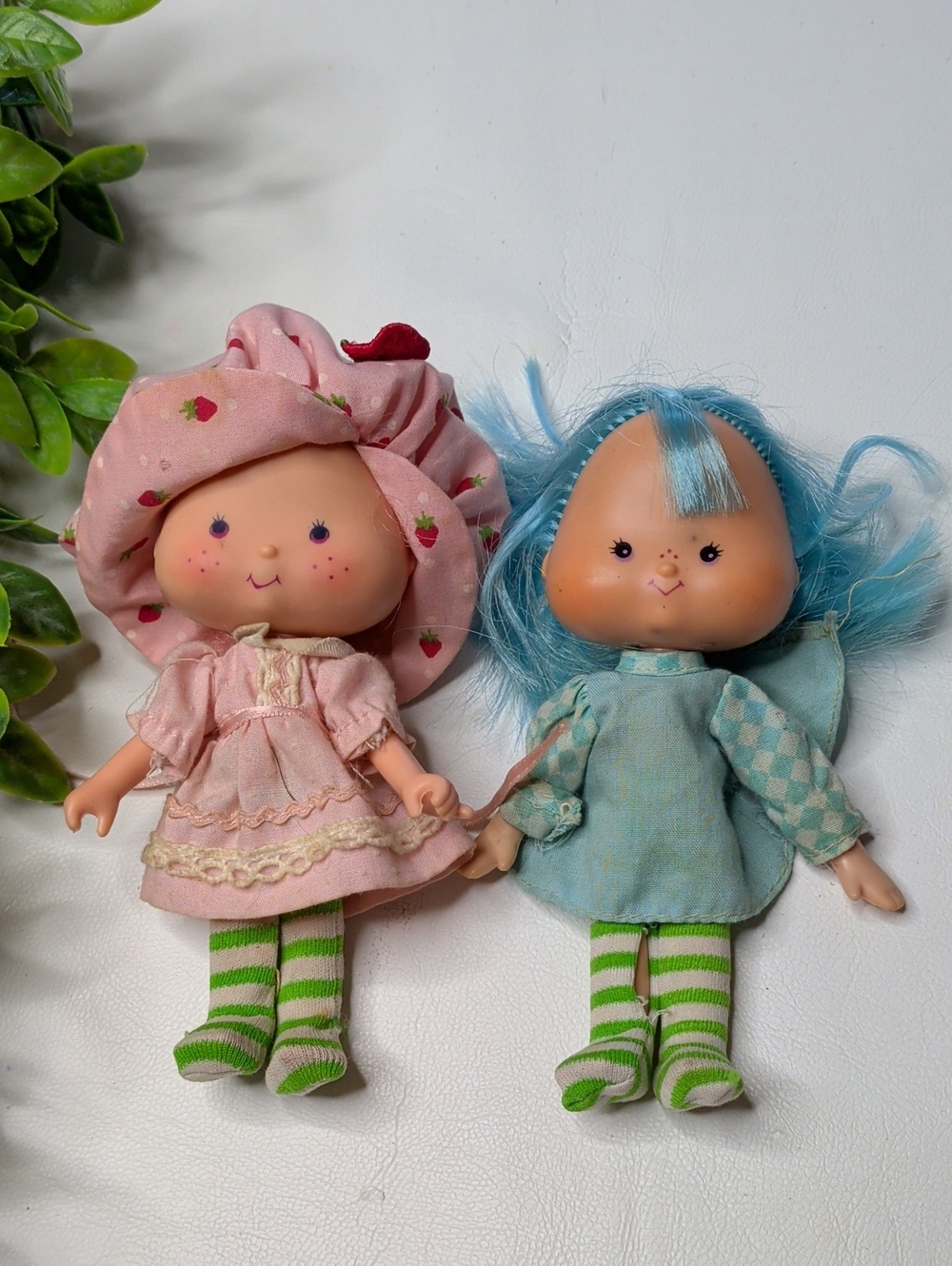 1979 Vintage Strawberry Shortcake And Blueberry Muffin Dolls